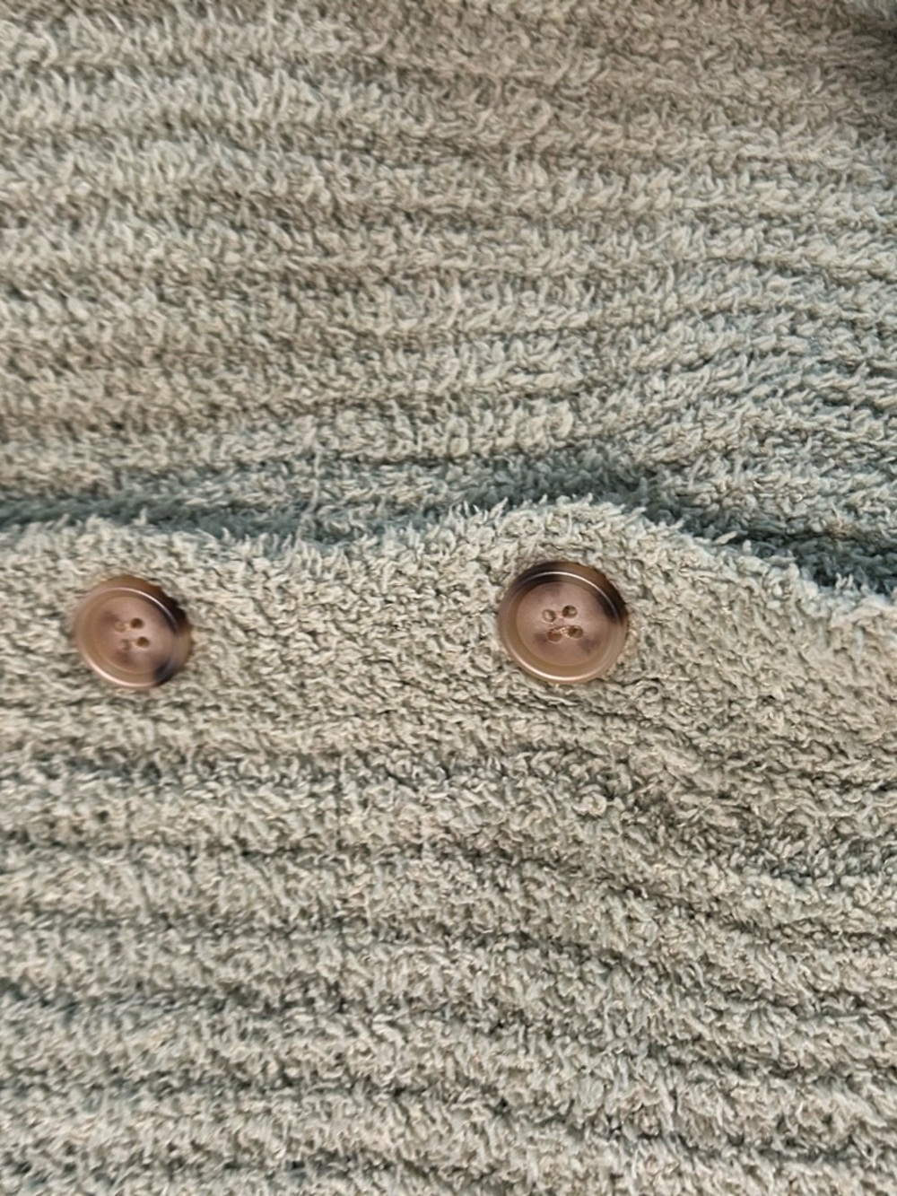 Thread & Supply Olive Green Ribbed Button Cardigan - Picture 3 of 6